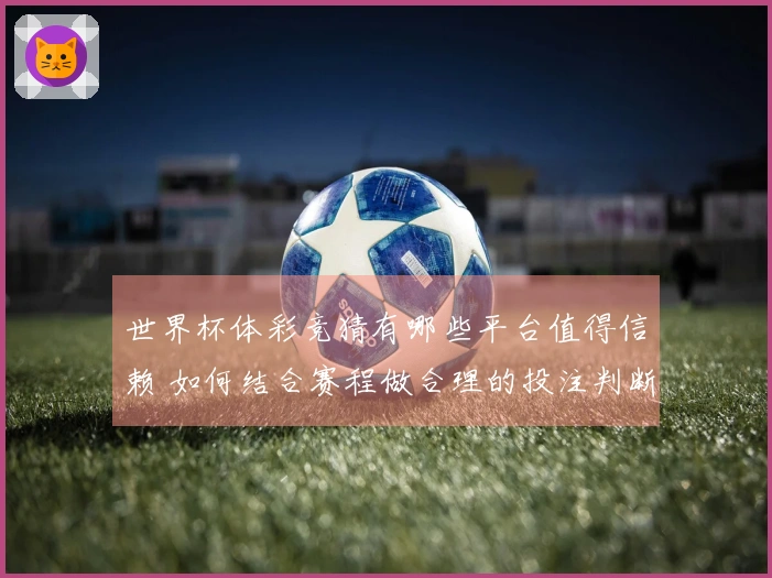 世界杯体彩竞猜有哪些平台值得信赖 如何结合赛程做合理的投注判断
