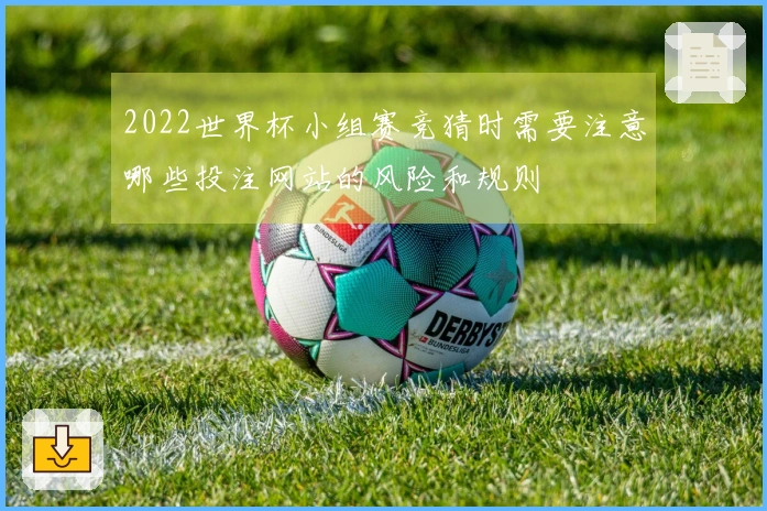 2022世界杯小组赛竞猜时需要注意哪些投注网站的风险和规则